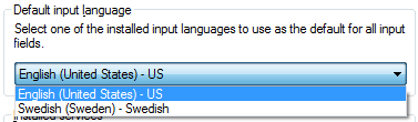 Windows Installed Services Choices